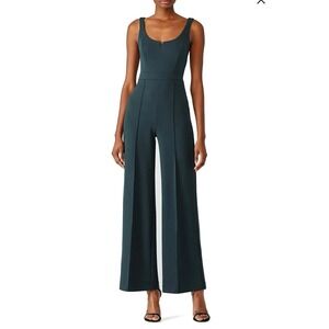 Donna Morgan Hunter Jumpsuit size 6 Deep Green